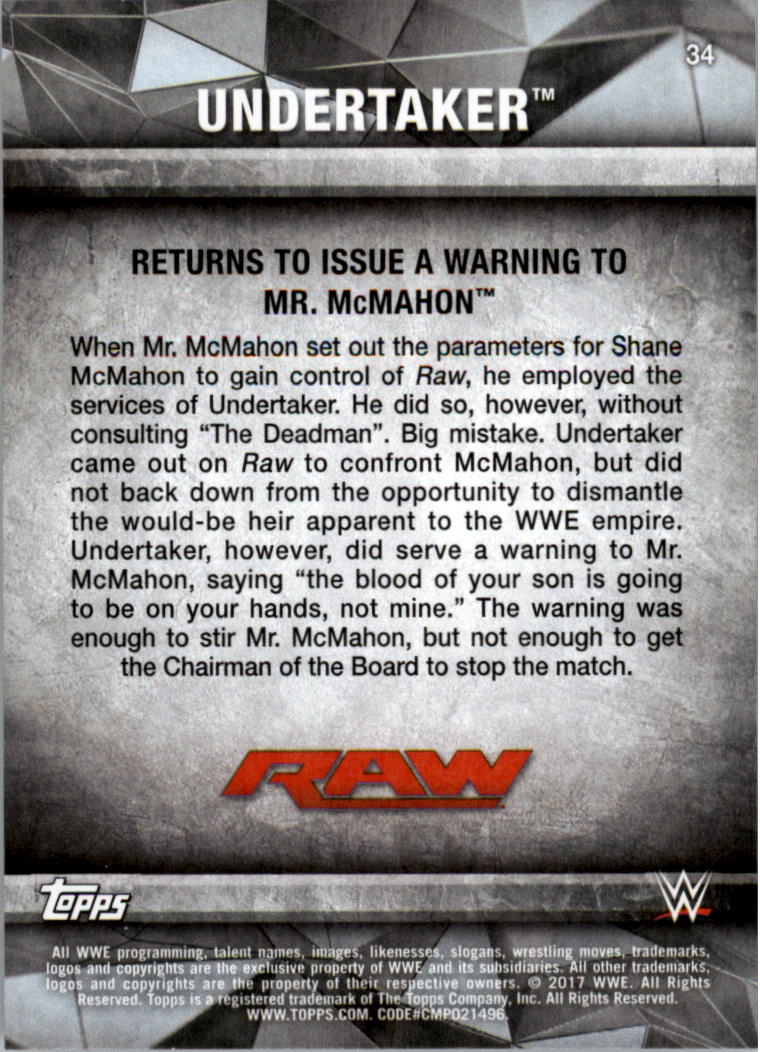 2017 Topps WWE Road to Wrestlemania you pick - Picture 65 of 179