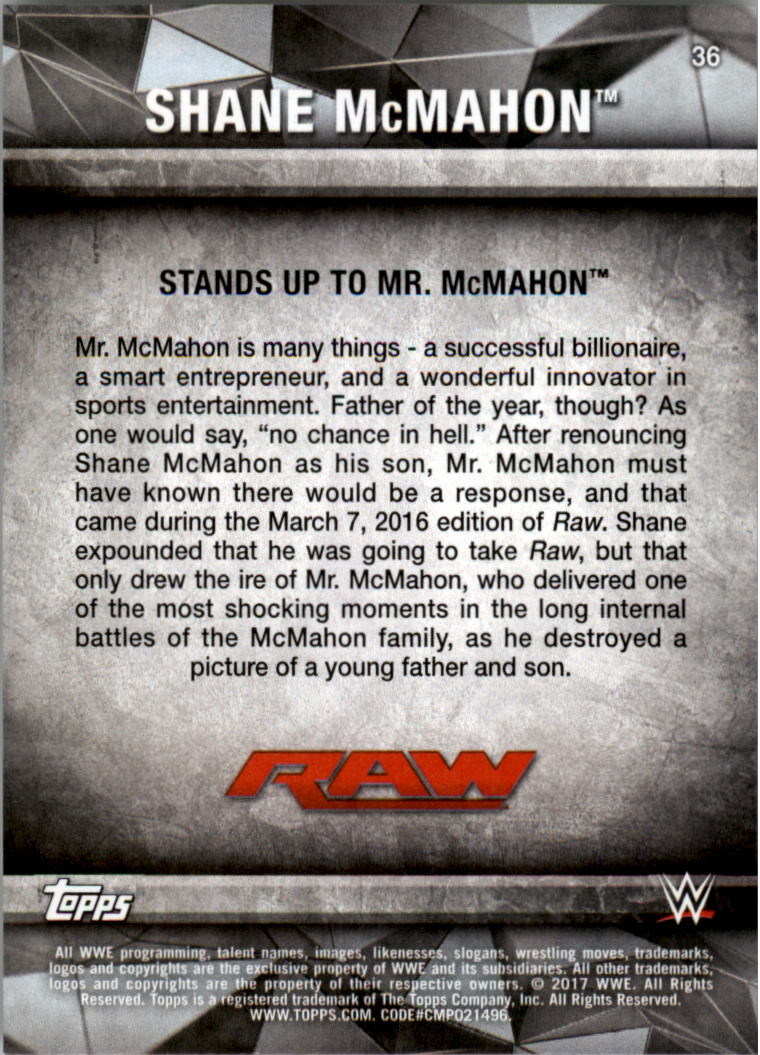 2017 Topps WWE Road to Wrestlemania you pick - Picture 69 of 179