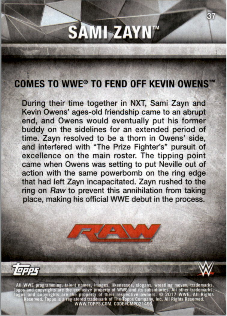 2017 Topps WWE Road to Wrestlemania you pick - Picture 71 of 179