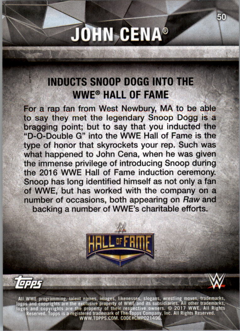 2017 Topps WWE Road to Wrestlemania you pick - Picture 91 of 179