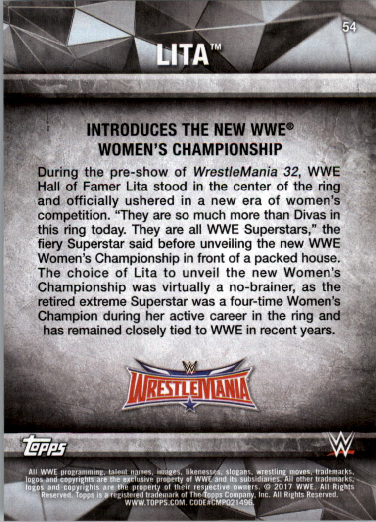 2017 Topps WWE Road to Wrestlemania you pick - Picture 99 of 179