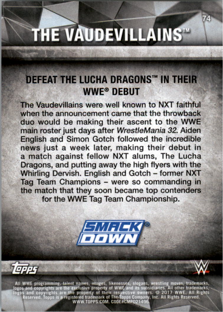 2017 Topps WWE Road to Wrestlemania you pick - Picture 131 of 179