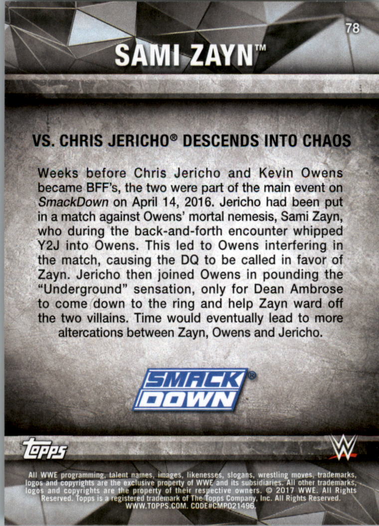 2017 Topps WWE Road to Wrestlemania you pick - Picture 139 of 179