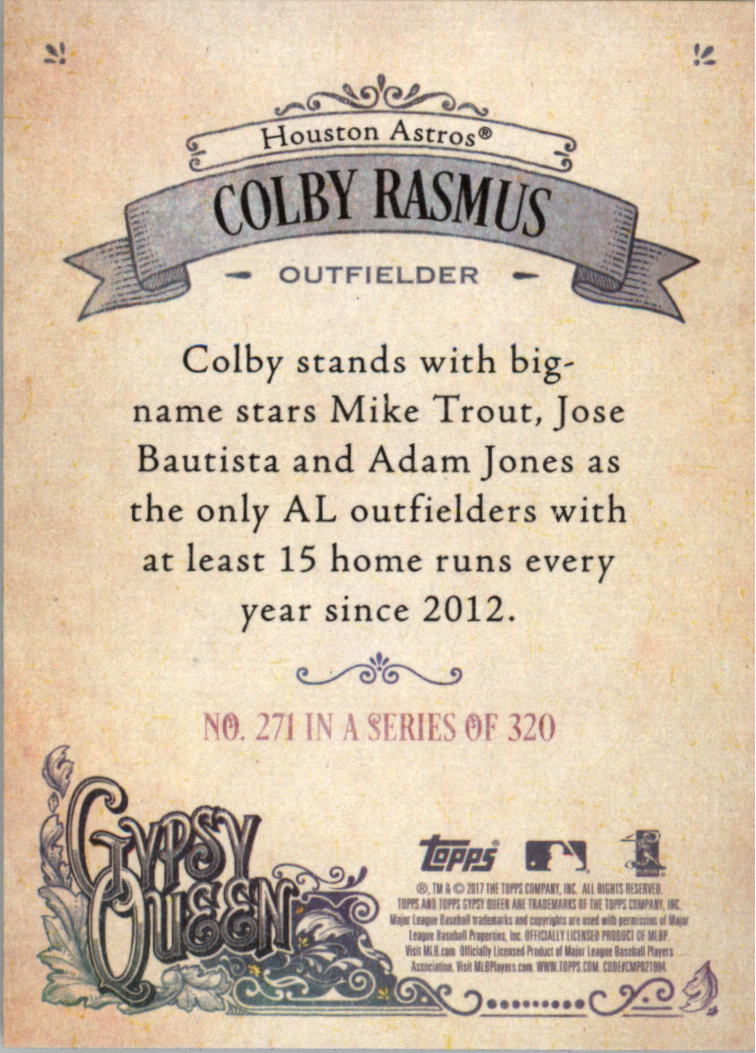 2017 Topps Gypsy Queen 259-320 YOU PICK - Picture 23 of 69