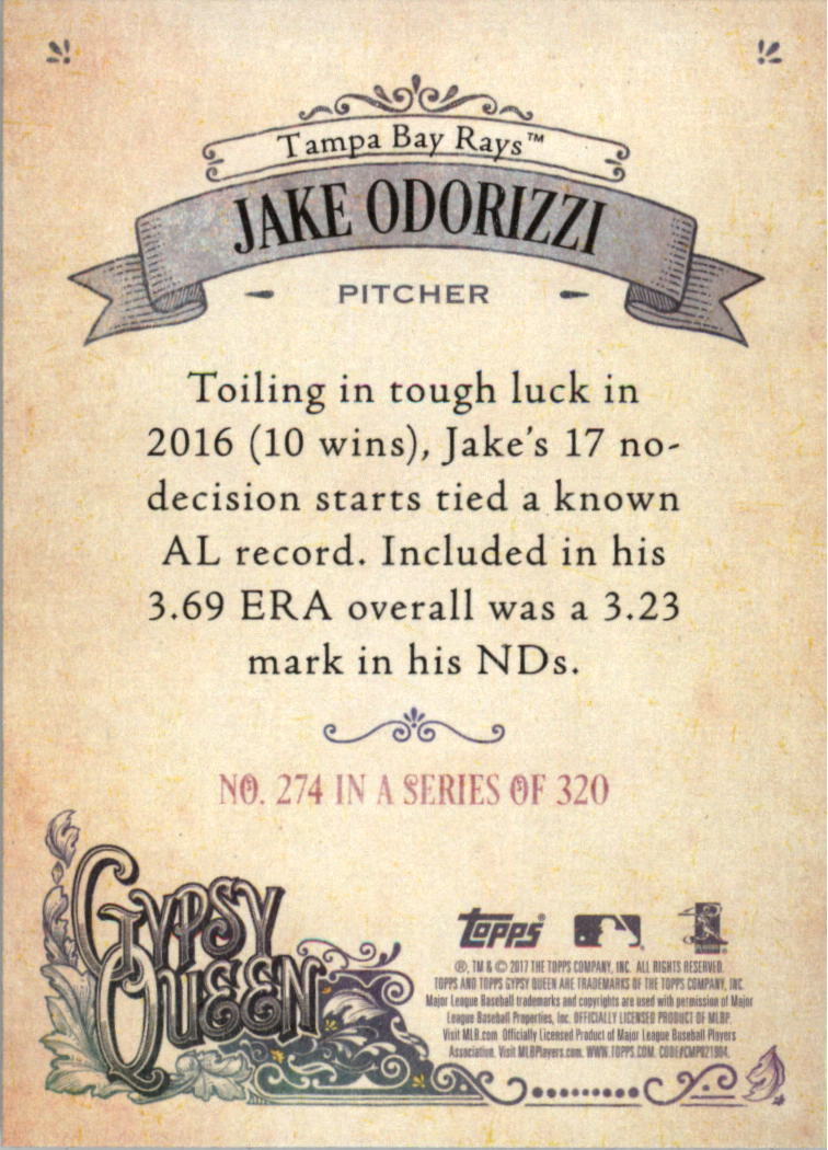 2017 Topps Gypsy Queen 259-320 YOU PICK - Picture 27 of 69