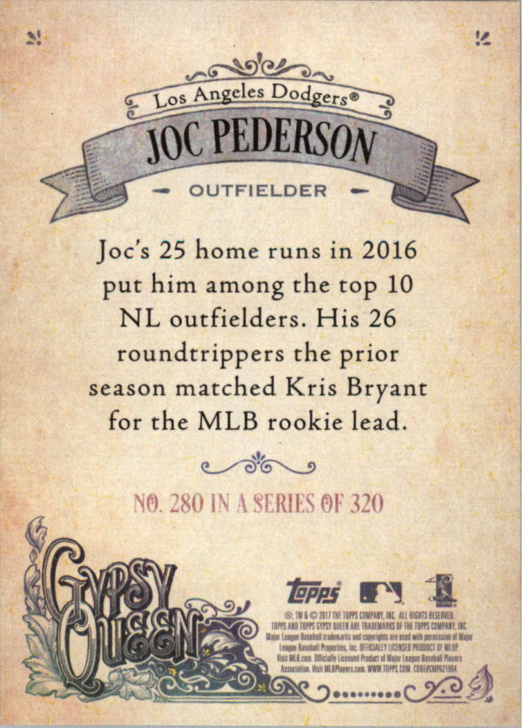 2017 Topps Gypsy Queen 259-320 YOU PICK - Picture 37 of 69