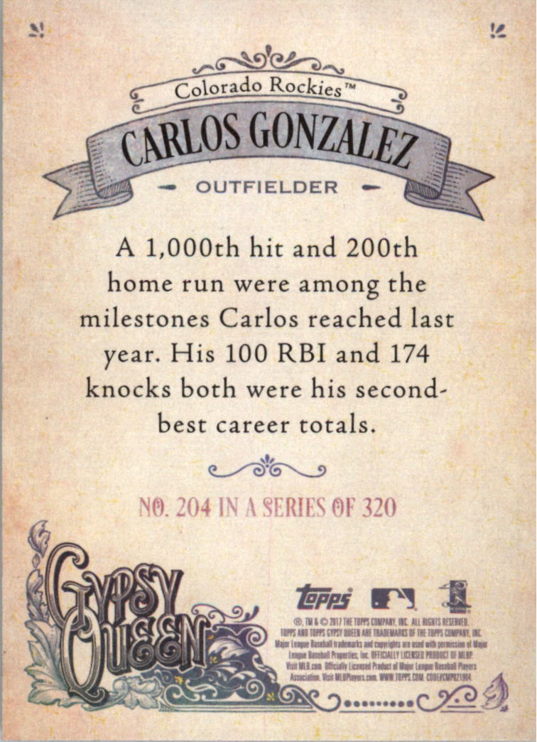 2017 Topps Gypsy Queen Missing Nameplate you pick - Picture 23 of 43