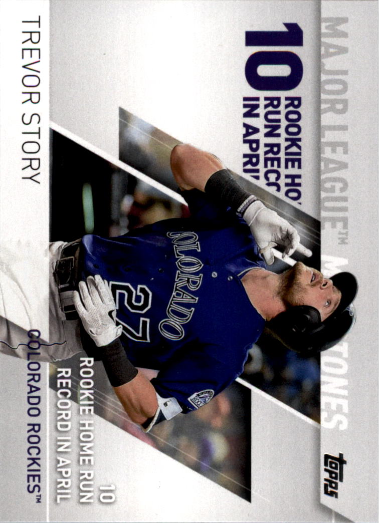 2017 Topps Major League Milestones Baseball Cards Pick From List 