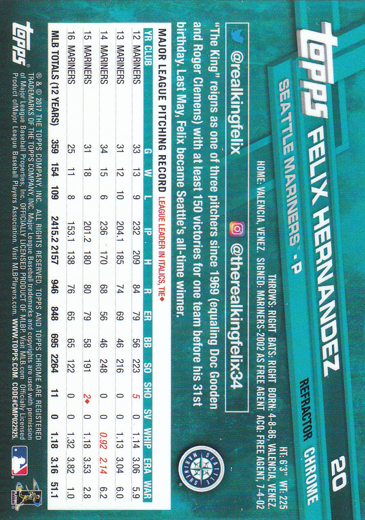 2017 Topps Chrome Baseball Inserts & Parallels - Picture 99 of 163