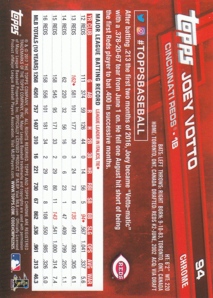 2017 Topps Chrome Baseball Inserts & Parallels - Picture 77 of 163