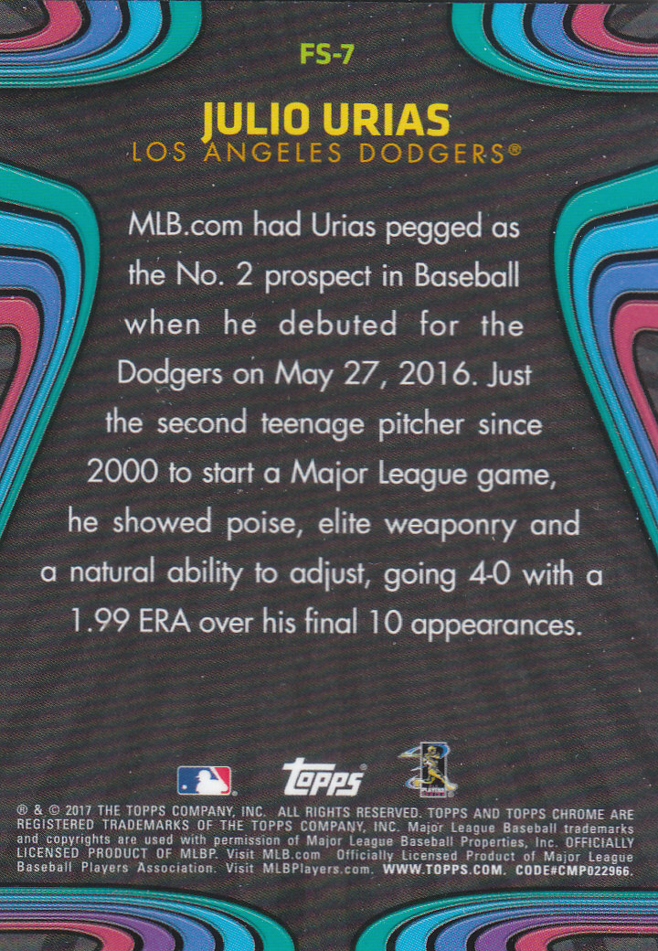 2017 Topps Chrome Baseball Inserts & Parallels - Picture 43 of 163