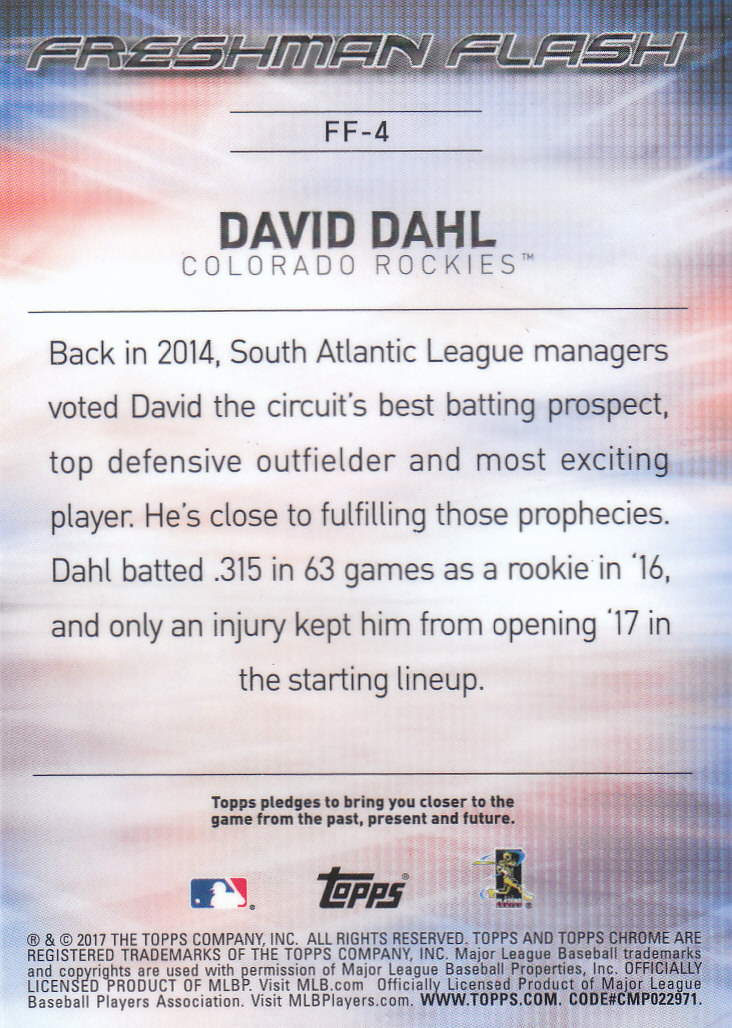 2017 Topps Chrome Baseball Inserts & Parallels - Picture 29 of 163