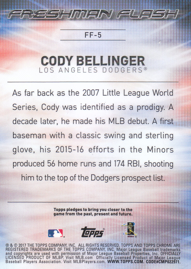 2017 Topps Chrome Baseball Inserts & Parallels - Picture 31 of 163