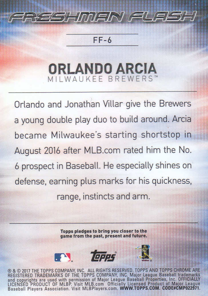 2017 Topps Chrome Baseball Inserts & Parallels - Picture 33 of 163