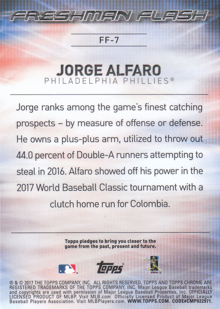 2017 Topps Chrome Baseball Inserts & Parallels - Picture 35 of 163