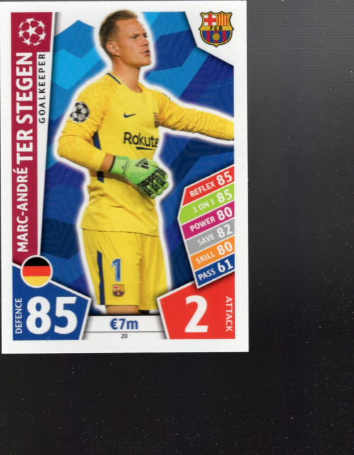 B0174- 2017-18 Topps Match Attax UEFA Champions G1 -You Pick- 15+ FREE US SHIP