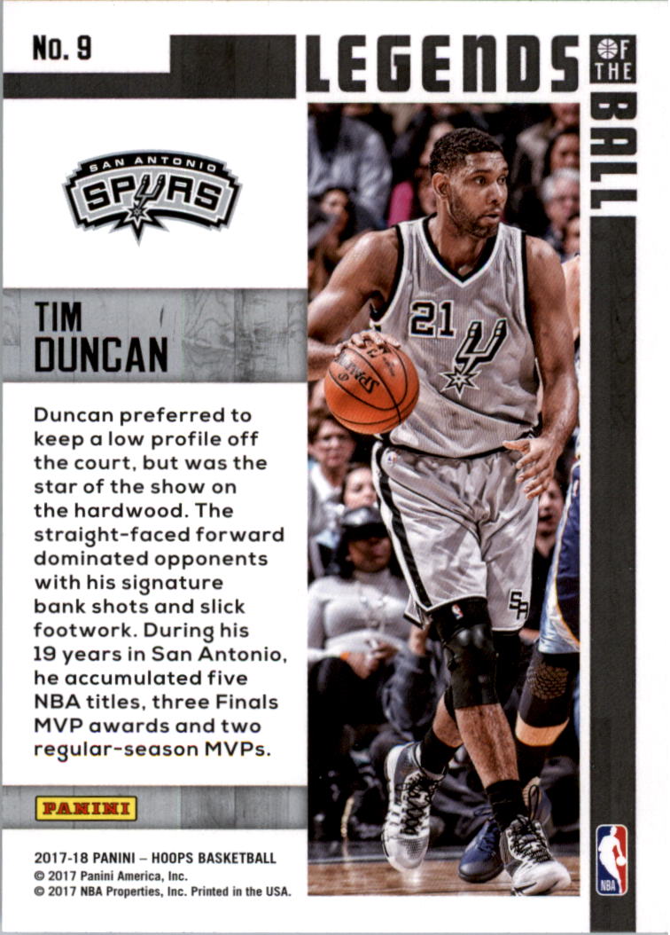 2017-18 Hoops Legends of the Ball TÚ ELIGES - Imagen 5 de 5