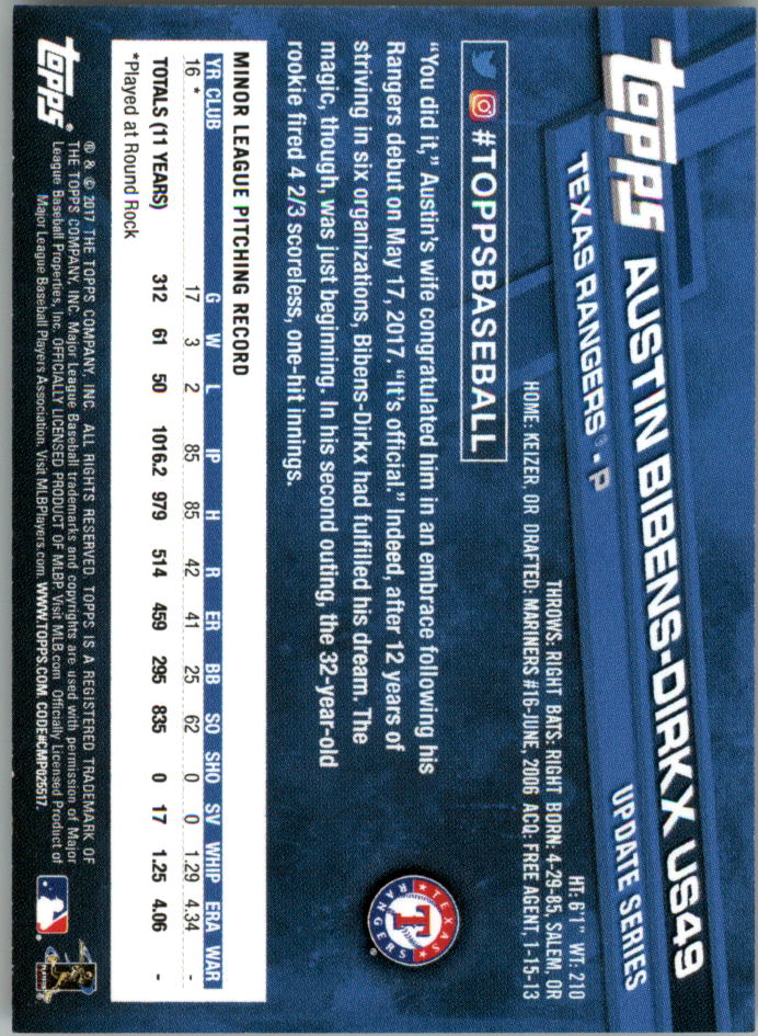 2017 Topps On Demand mini actualización béisbol naranja paralelo tú eliges #d/25 - Imagen 11 de 41