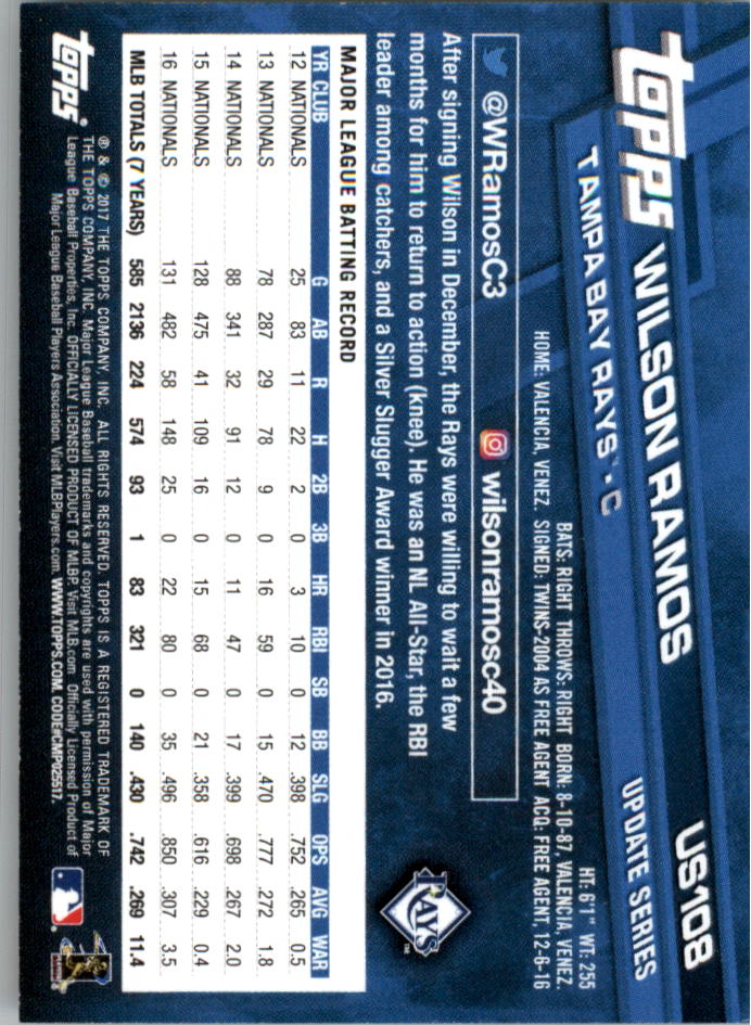 2017 Topps On Demand mini actualización béisbol naranja paralelo tú eliges #d/25 - Imagen 21 de 41