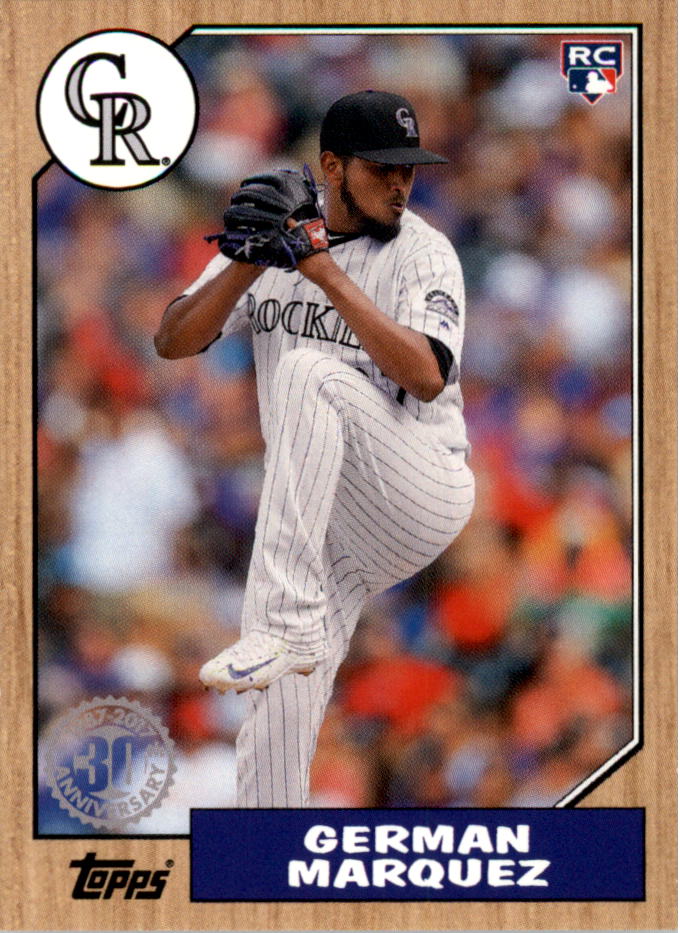 Topps On Demand Mini '87 Topps 2017 tú eliges - Imagen 36 de 37