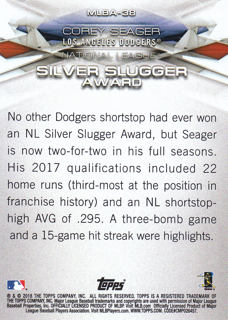 2018 Topps Series 1 Baseball Part 4 Insert Cards - Picture 37 of 95