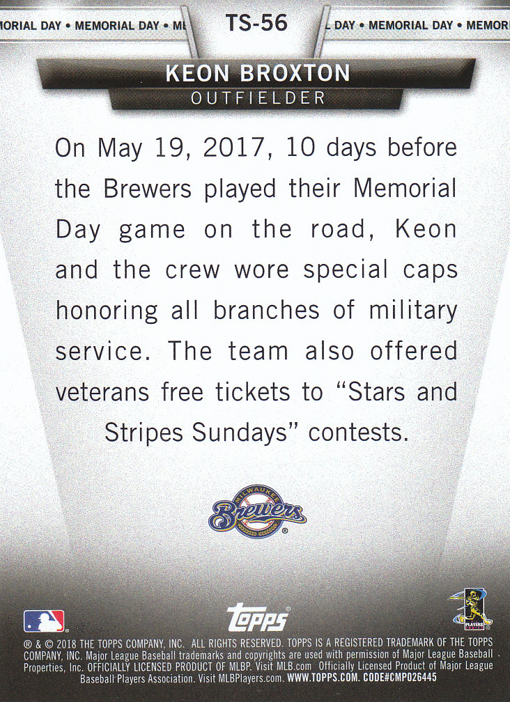 2018 Topps Series 1 Baseball Part 4 Insert Cards - Picture 51 of 95