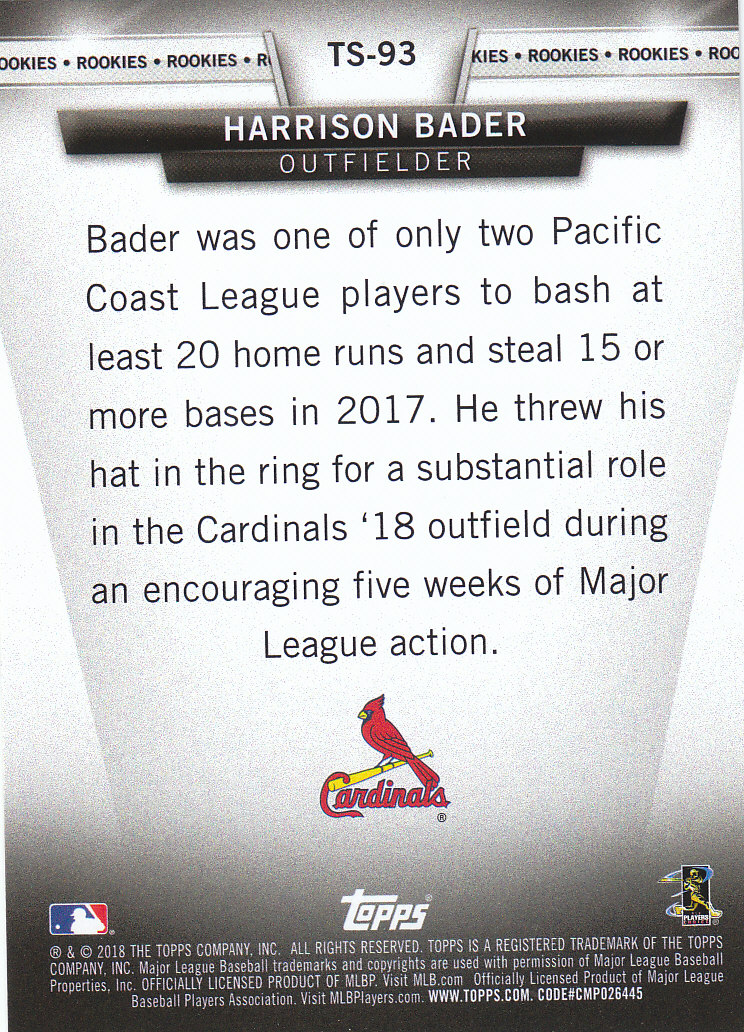 2018 Topps Series 1 Baseball Part 4 Insert Cards - Picture 67 of 95