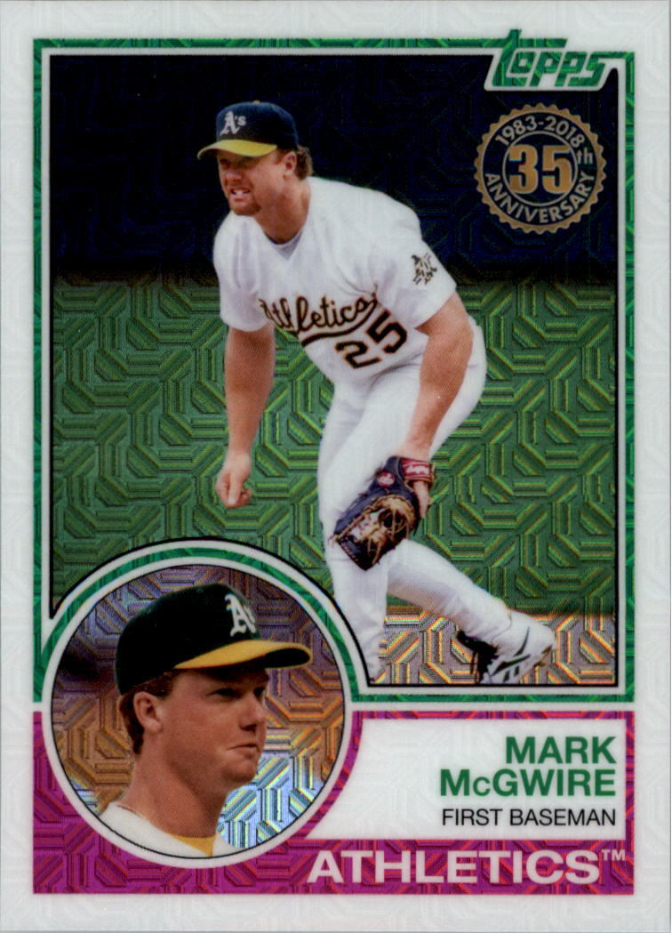 2018 Topps Series 1 Silver Pack Chrome Retro 1983 Finish Set Completer UPick Lot 
