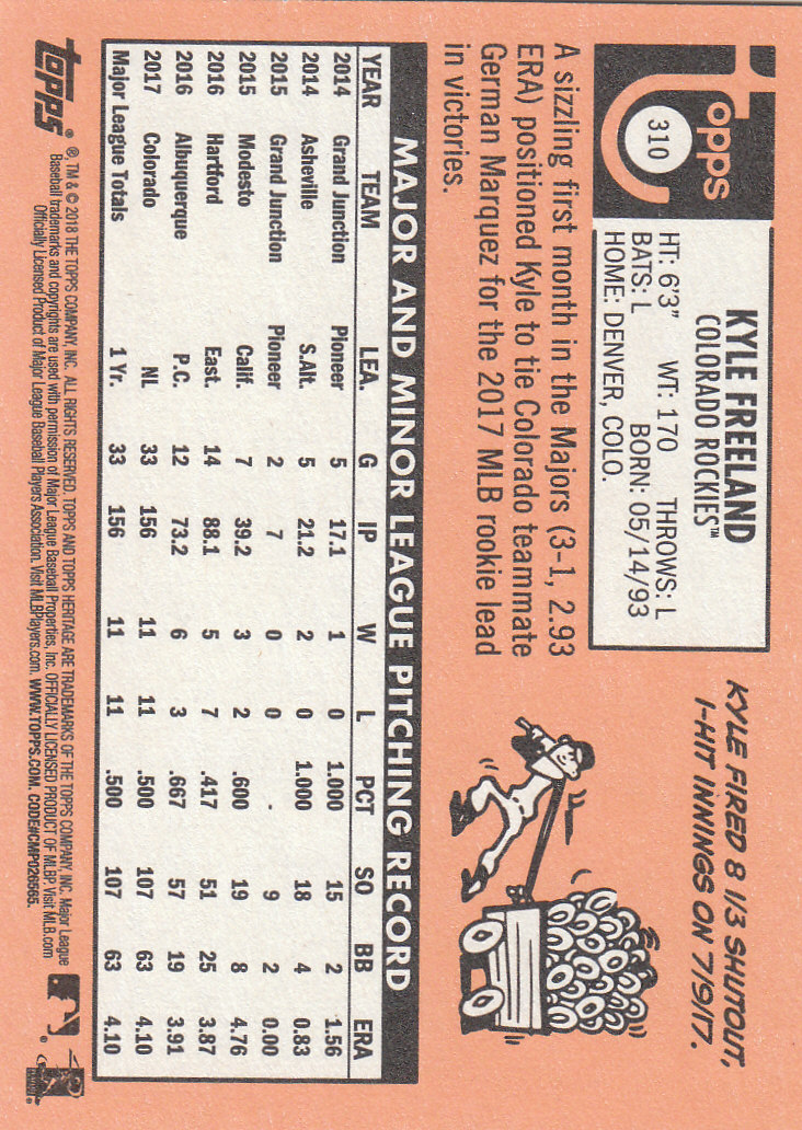2018 Topps Heritage Baseball Part 2 Main Set Card #251-500 - Picture 113 of 287
