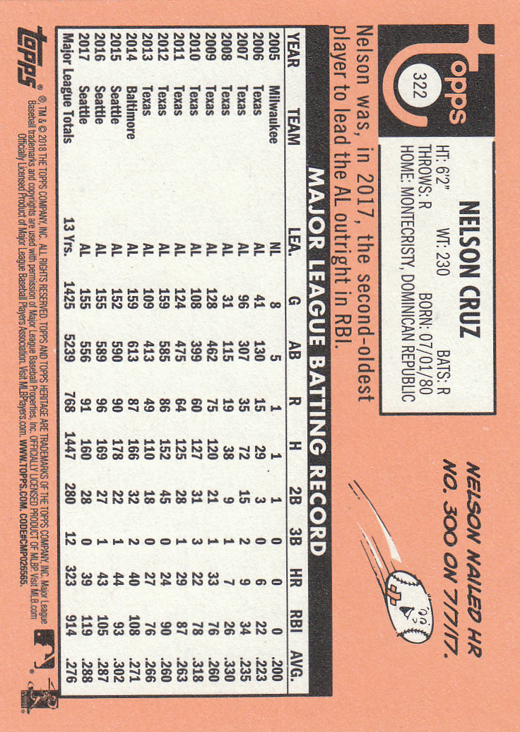 2018 Topps Heritage Baseball Part 2 Main Set Card #251-500 - Picture 133 of 287