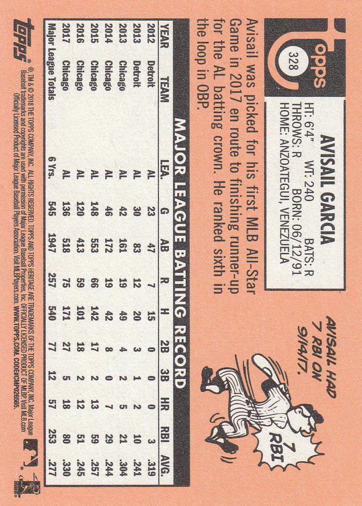 2018 Topps Heritage Baseball Part 2 Main Set Card #251-500 - Picture 143 of 287