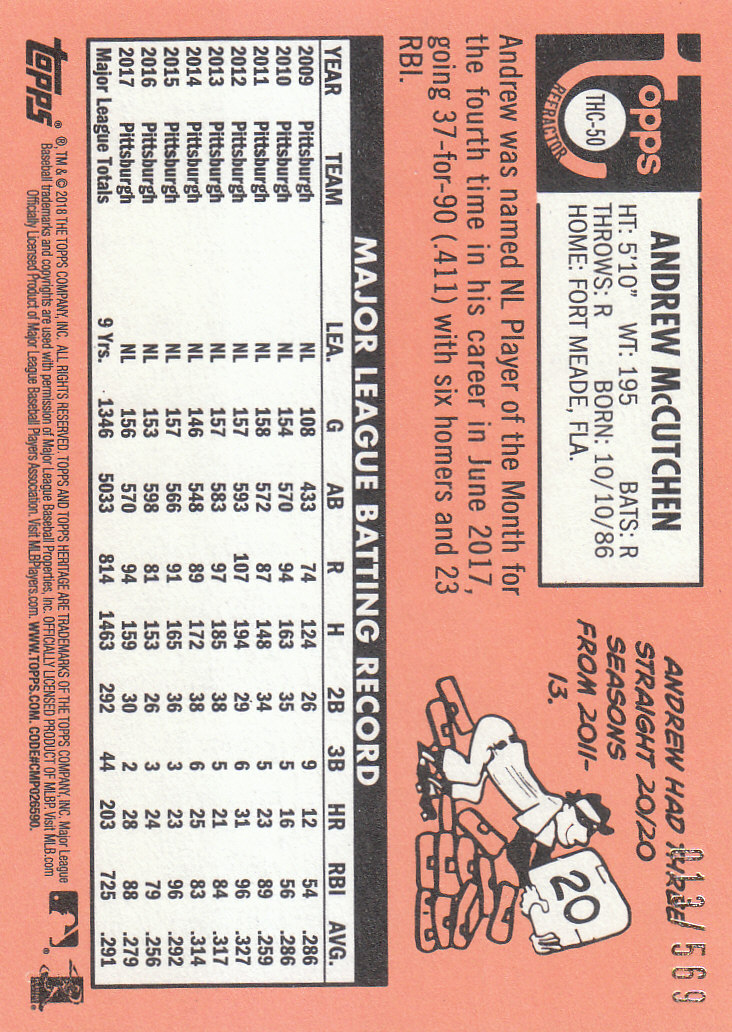 2018 Topps Heritage Baseball Part 3 Insert and Relic Cards - Picture 35 of 55