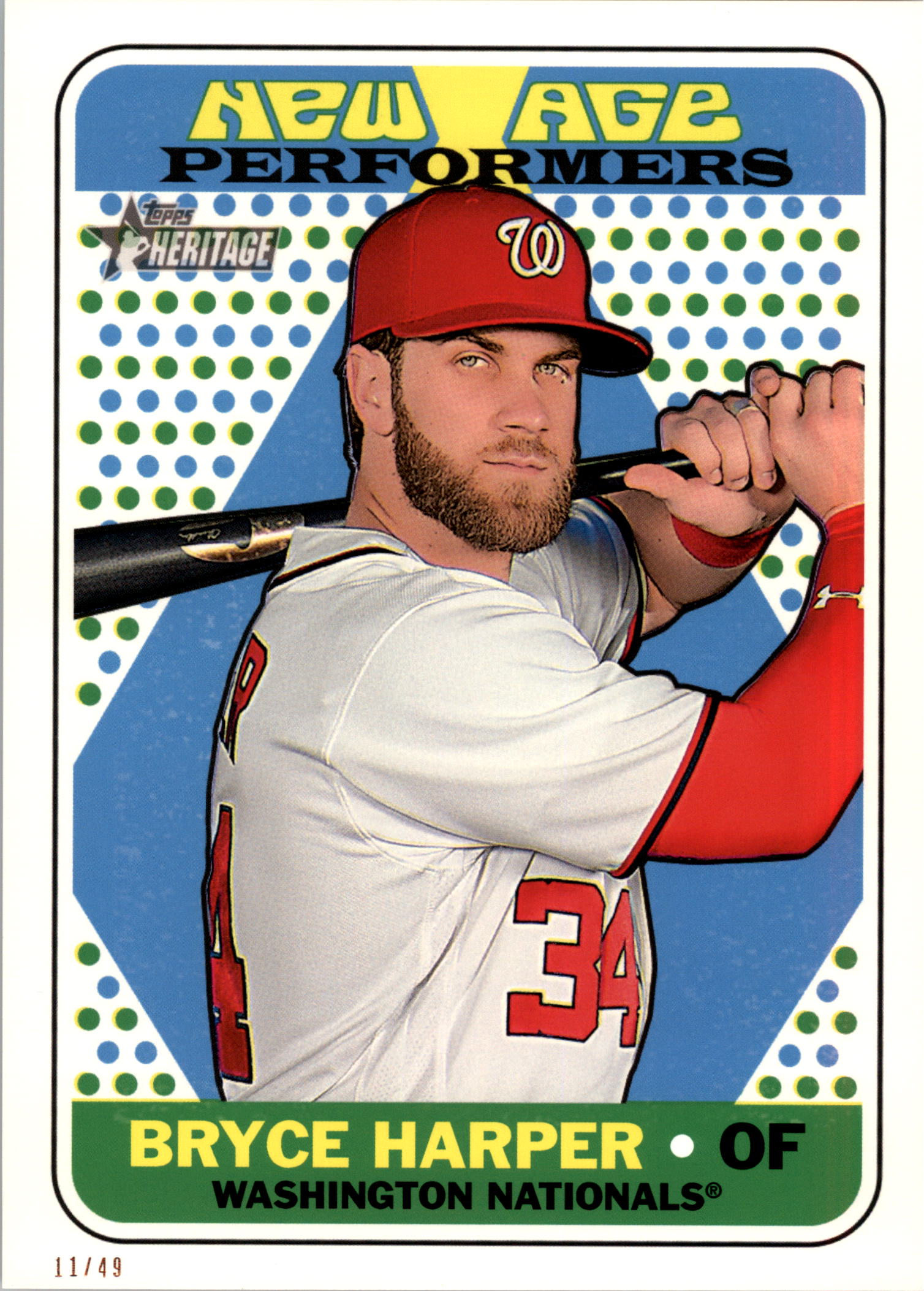 Topps Heritage 2018 5x7 New Age Performers tú eliges #d/49 - Imagen 12 de 37