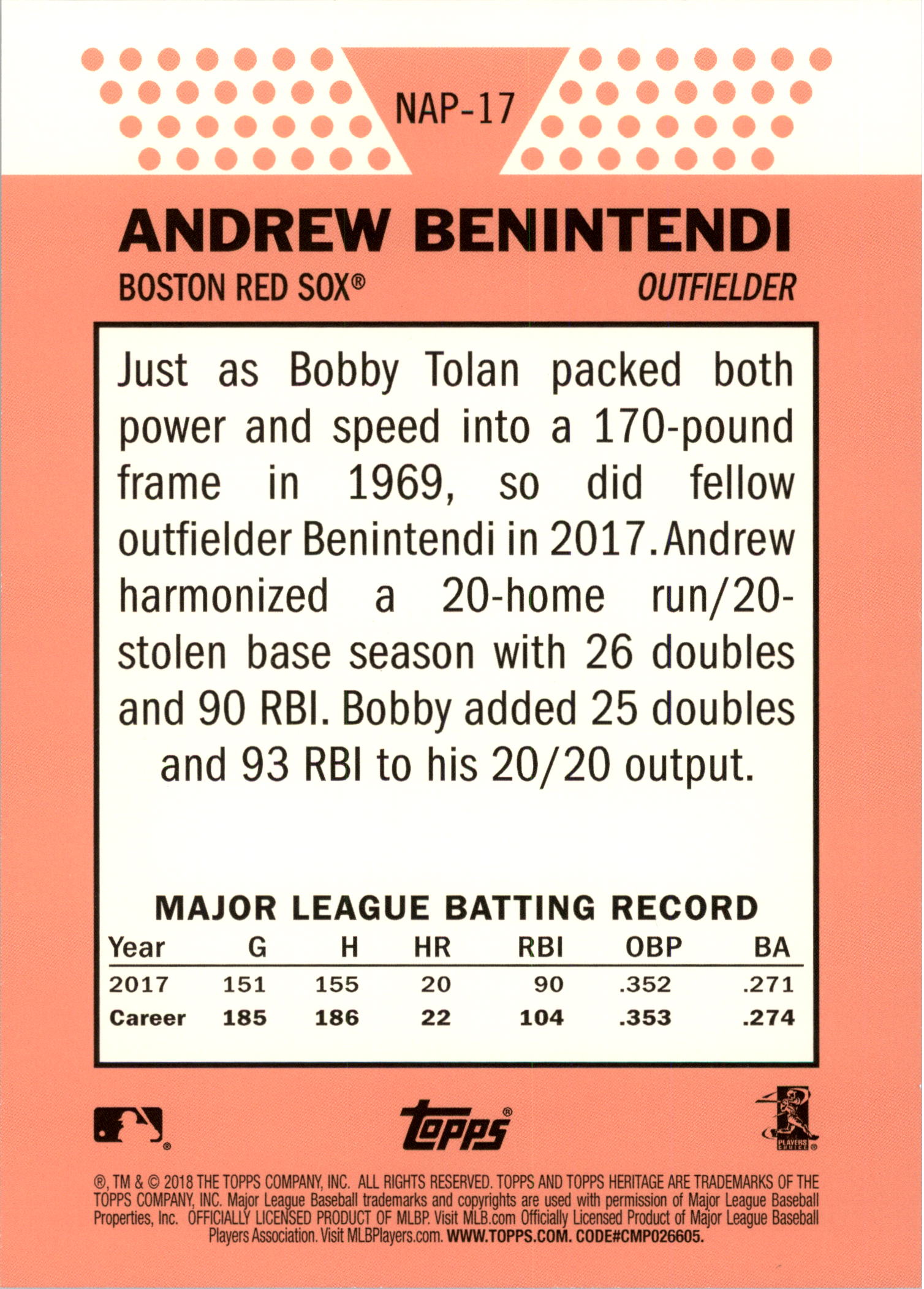 Topps Heritage 2018 5x7 New Age Performers tú eliges #d/49 - Imagen 27 de 37