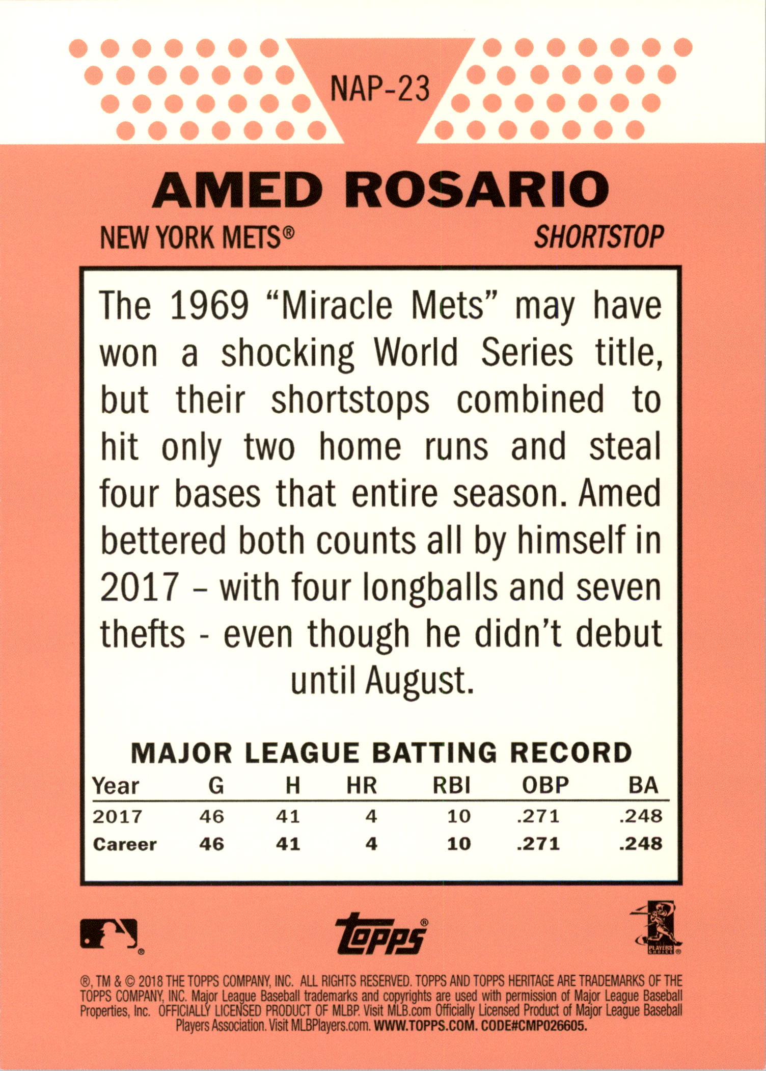 Topps Heritage 2018 5x7 New Age Performers tú eliges #d/49 - Imagen 35 de 37