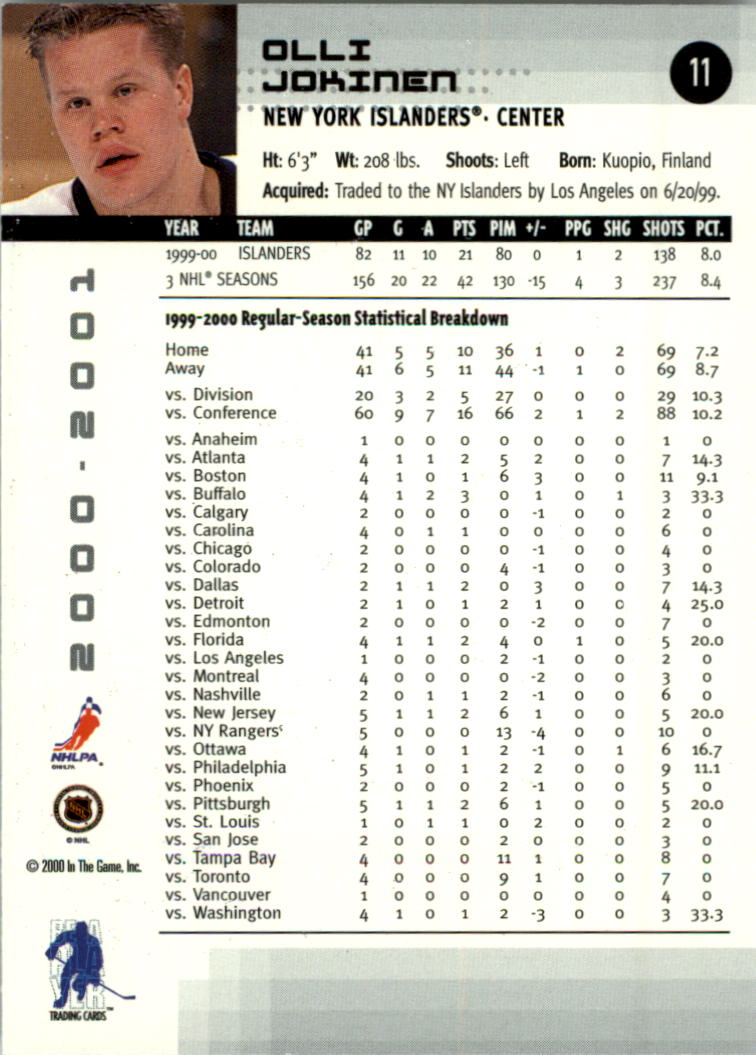 2000-01 BAP Memorabilia Hockey Card Pick 2-306 - Bild 15 von 474