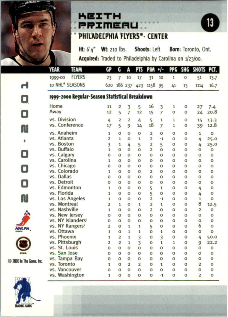 2000-01 BAP Memorabilia Hockey Card Pick 2-306 - Bild 19 von 474