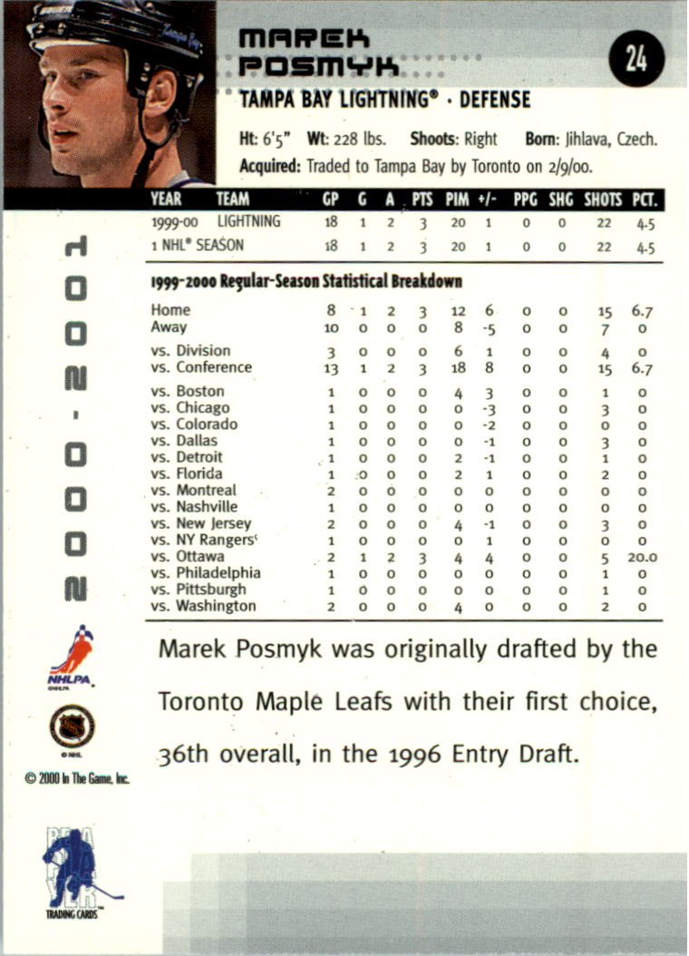 2000-01 BAP Memorabilia Hockey Card Pick 2-306 - Bild 34 von 474