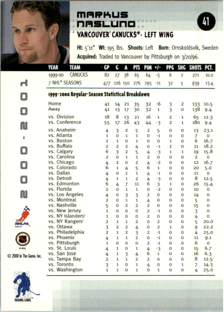 2000-01 BAP Memorabilia Hockey Card Pick 2-306 - Bild 56 von 474