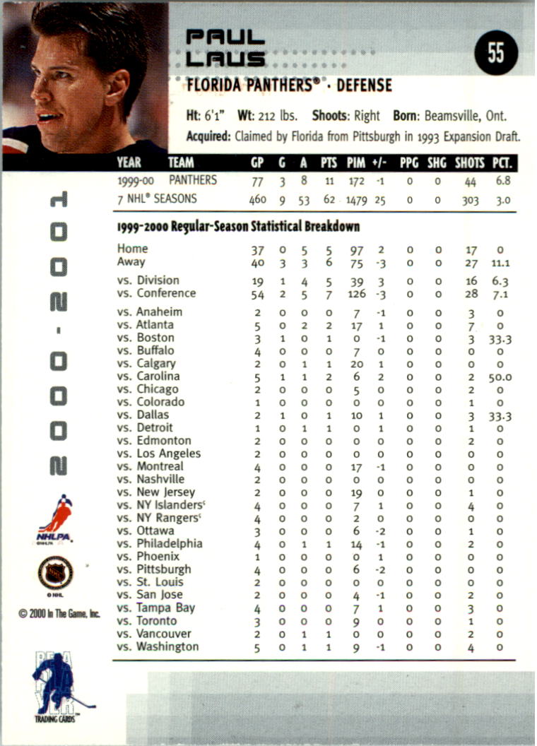 2000-01 BAP Memorabilia Hockey Card Pick 2-306 - Bild 82 von 474