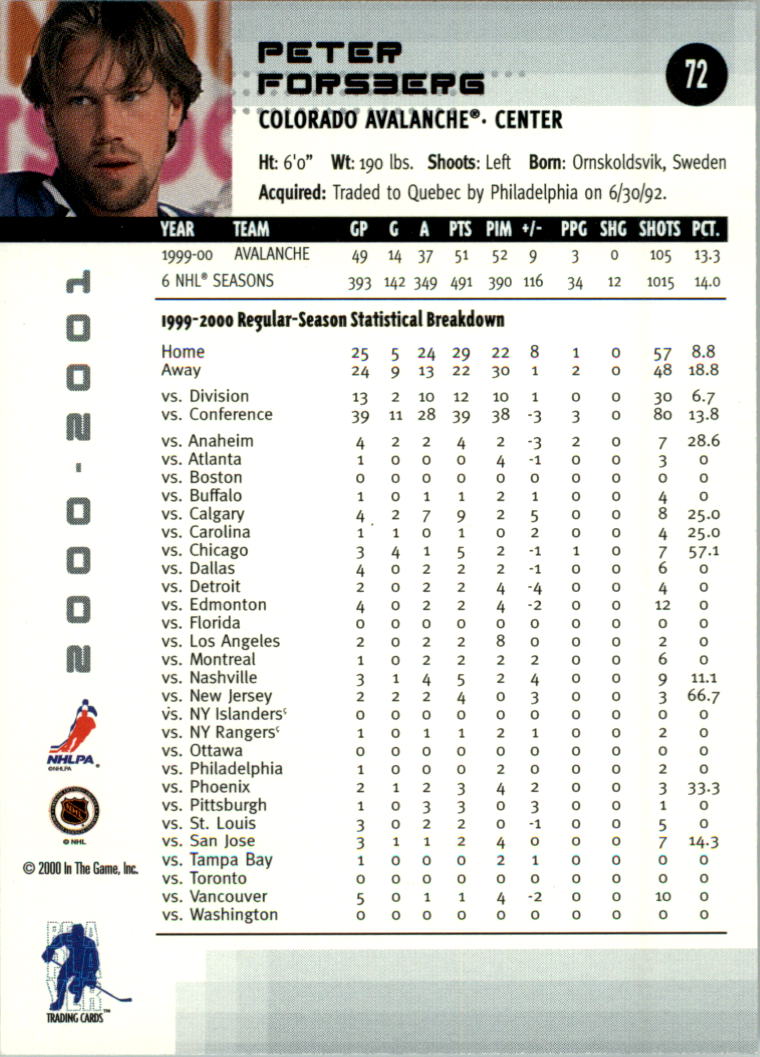2000-01 BAP Memorabilia Hockey Card Pick 2-306 - Bild 106 von 474