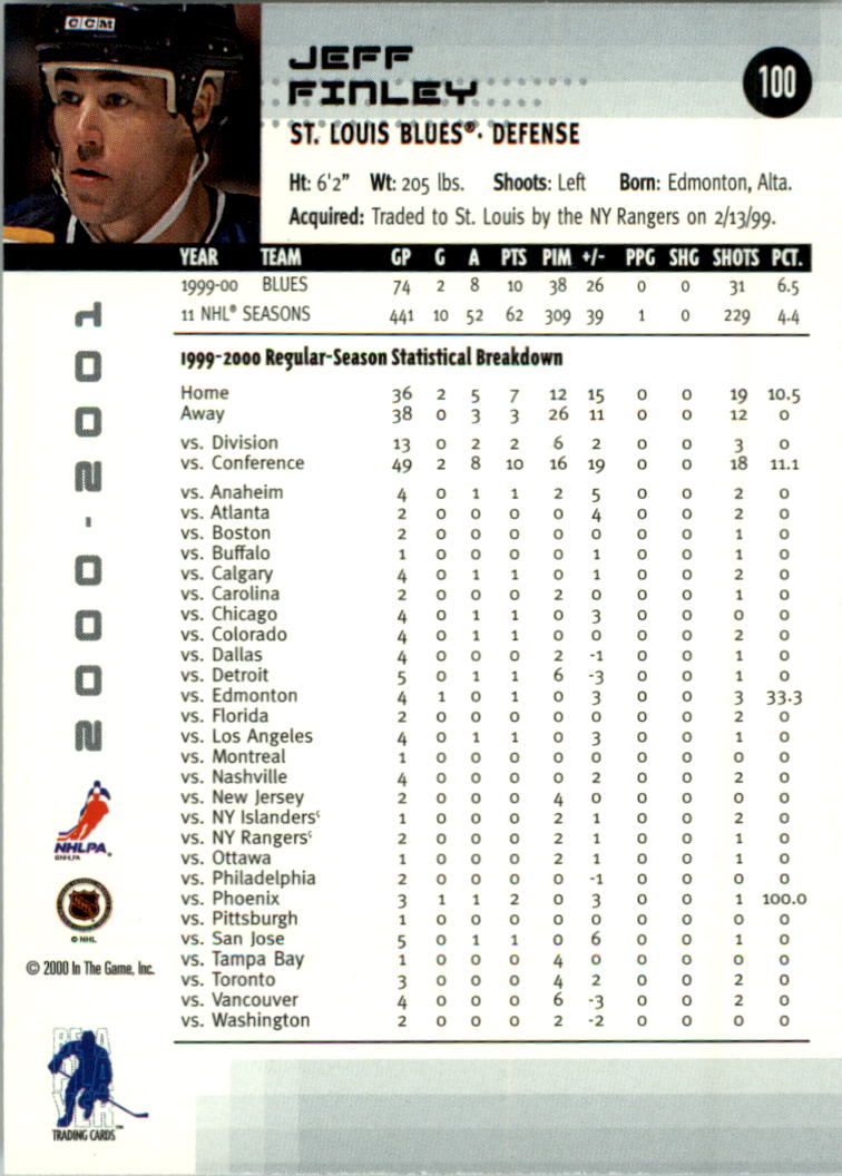 2000-01 BAP Memorabilia Hockey Card Pick 2-306 - Bild 156 von 474