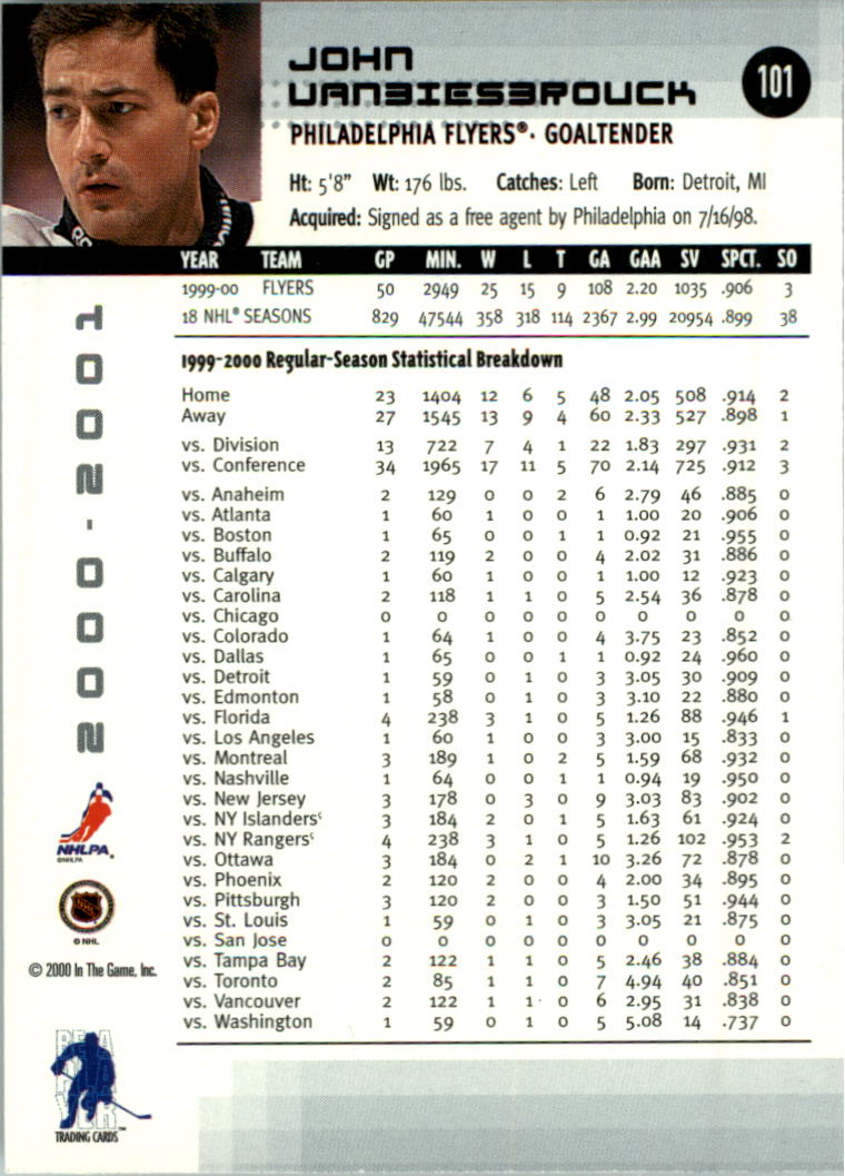2000-01 BAP Memorabilia Hockey Card Pick 2-306 - Bild 158 von 474