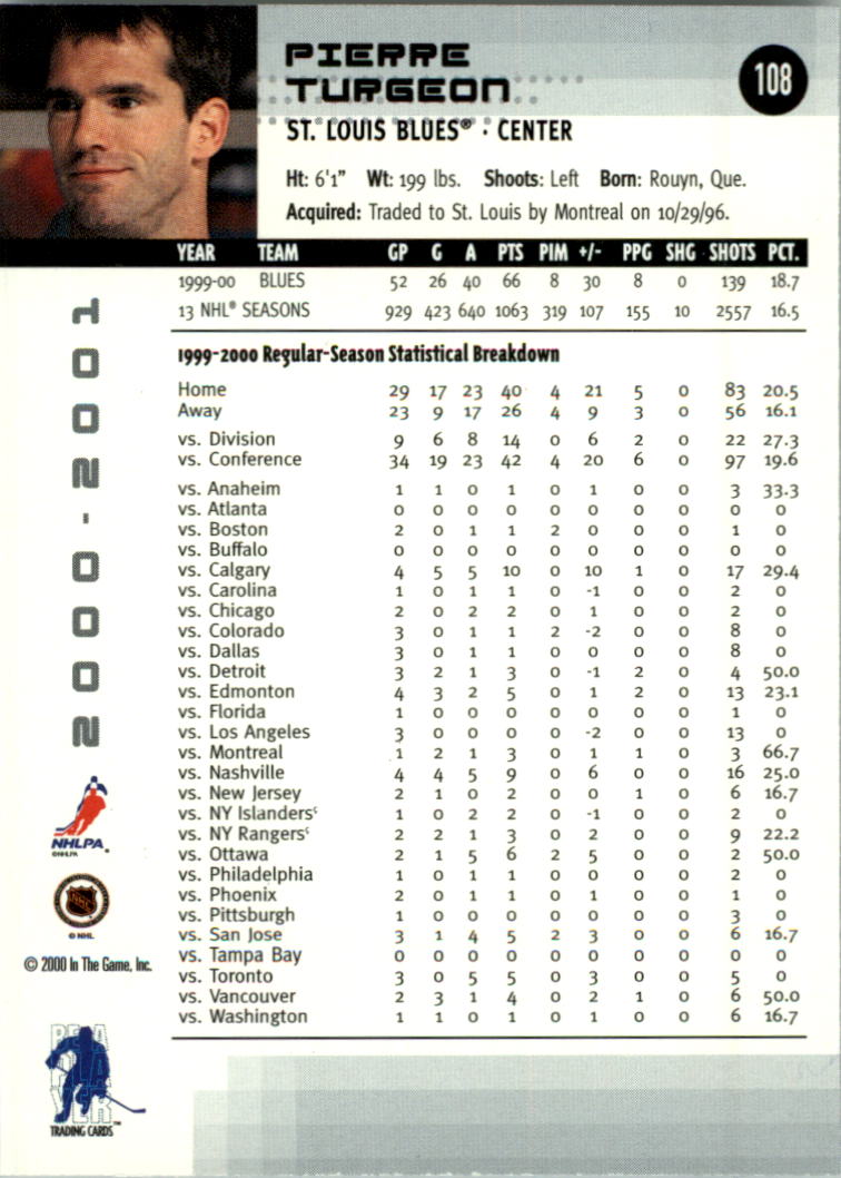 2000-01 BAP Memorabilia Hockey Card Pick 2-306 - Bild 170 von 474