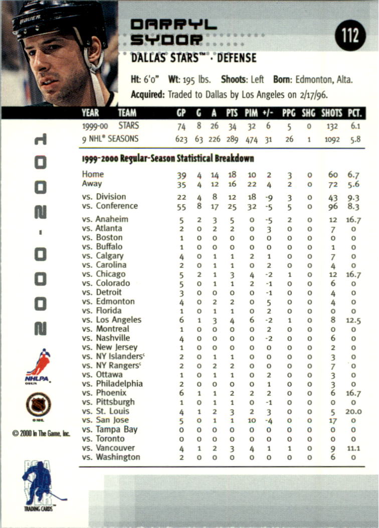 2000-01 BAP Memorabilia Hockey Card Pick 2-306 - Bild 178 von 474