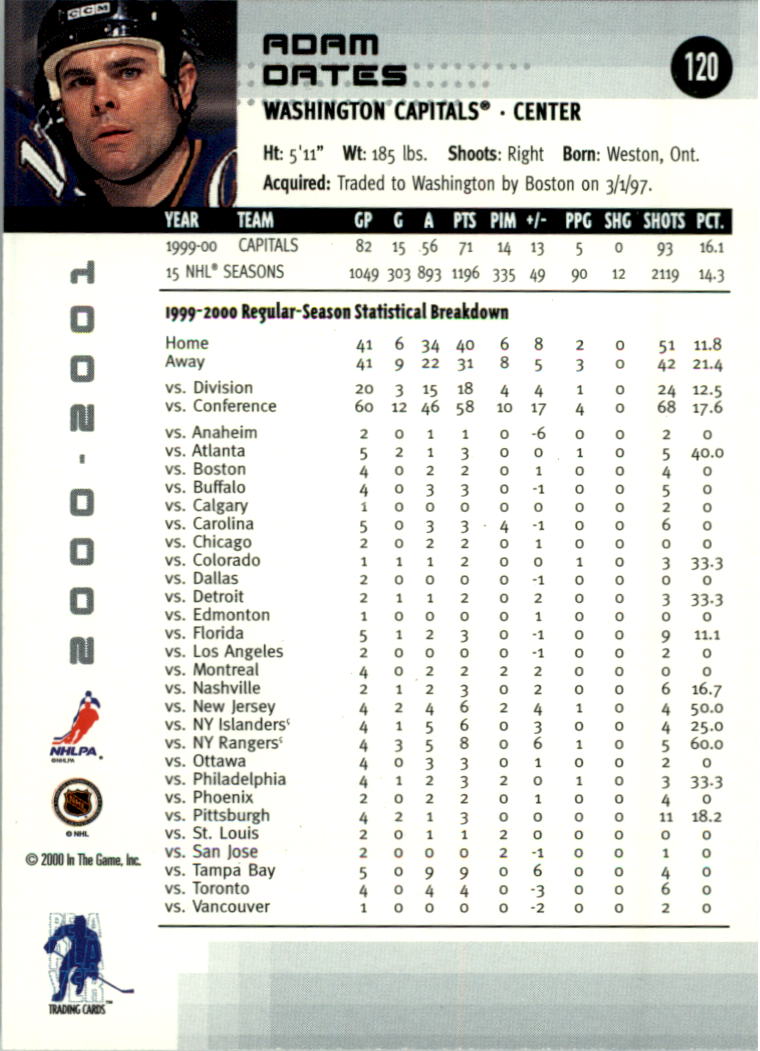 2000-01 BAP Memorabilia Hockey Card Pick 2-306 - Bild 192 von 474