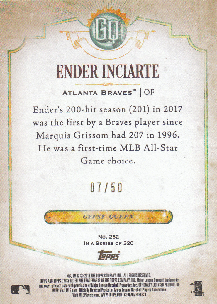 2018 Topps Gypsy Queen Baseball Part 3 Auutographs Parallels Variations Inserts - Picture 9 of 79
