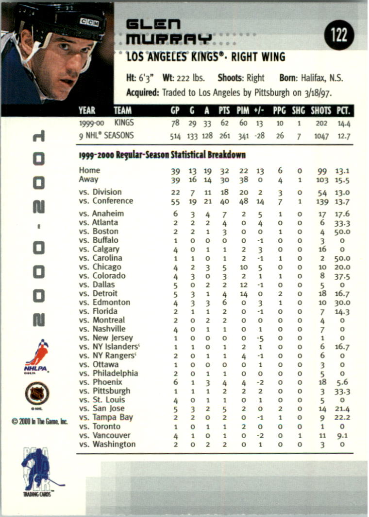 2000-01 BAP Memorabilia Hockey Card Pick 2-306 - Bild 196 von 474