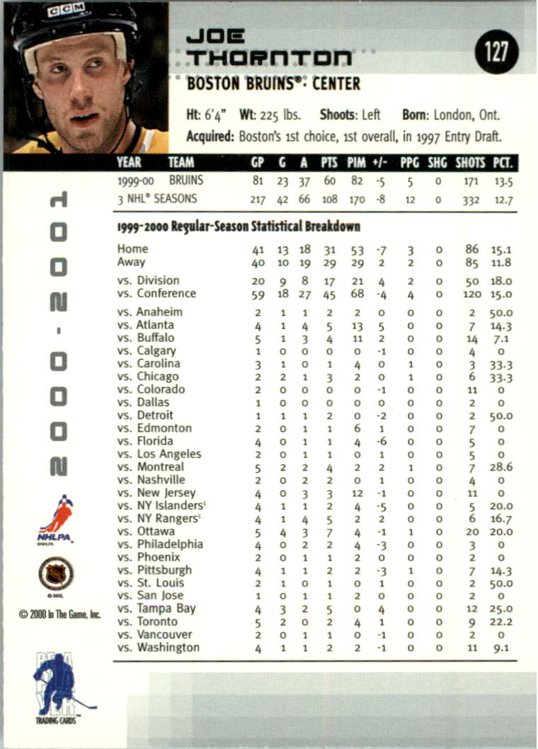 2000-01 BAP Memorabilia Hockey Card Pick 2-306 - Bild 202 von 474