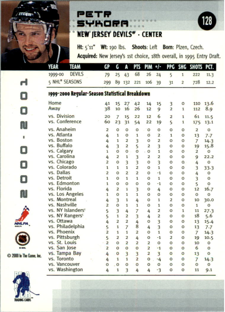 2000-01 BAP Memorabilia Hockey Card Pick 2-306 - Bild 204 von 474